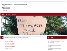 Tablet Screenshot of bigthompsoncreekhoa.org